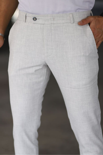 Men licht grijze tech trouser