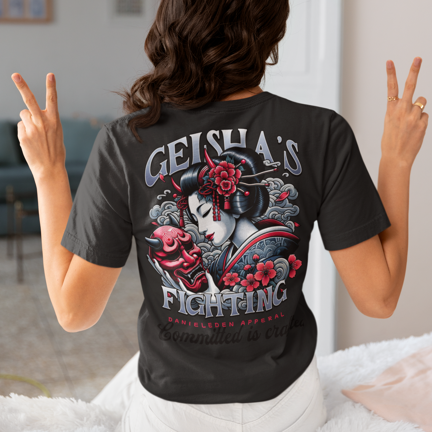 DanielEden oversized t shirt " Geisha "