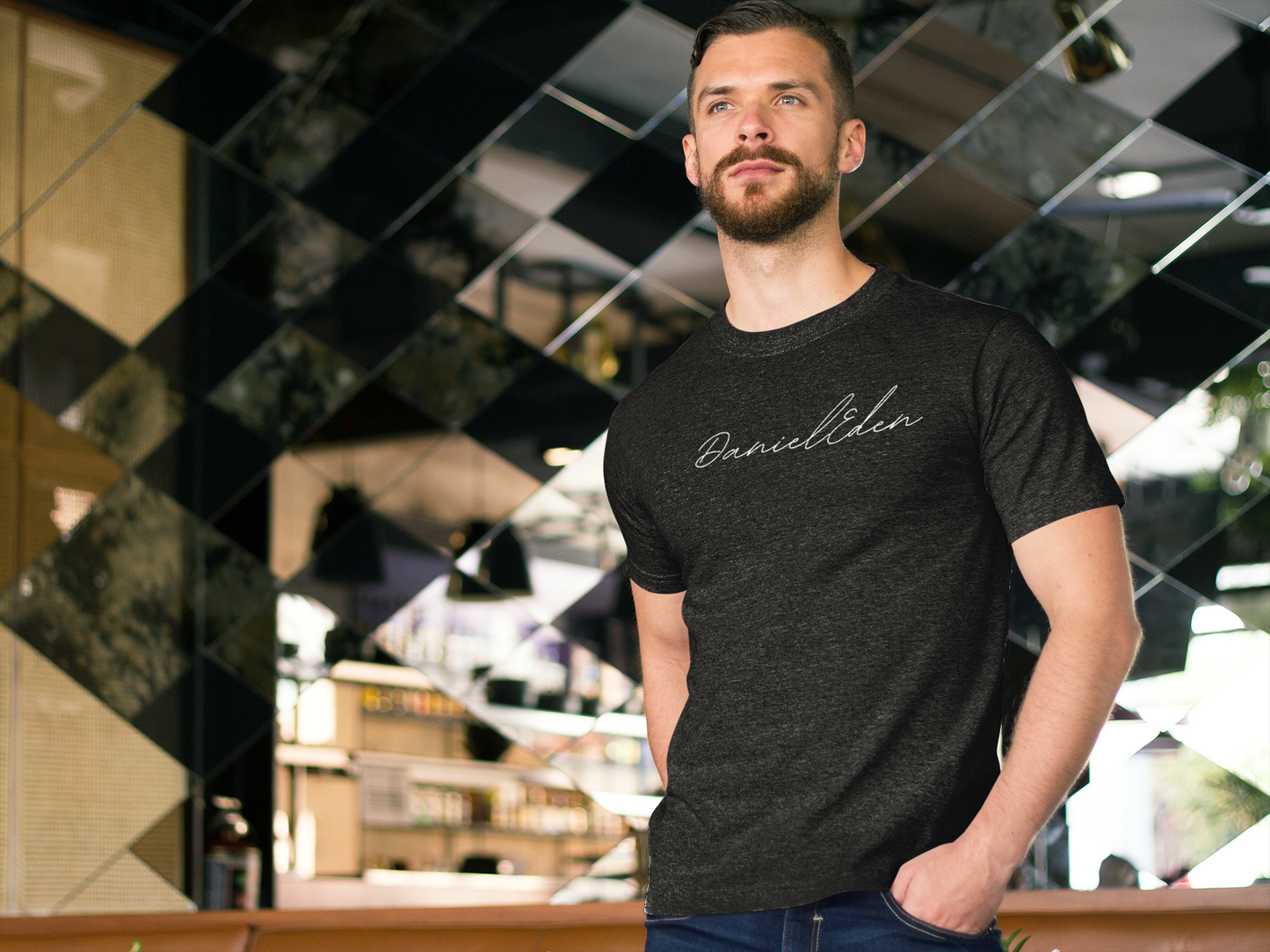 DanielEden Premium zwaar T-shirt voor heren "Punishment