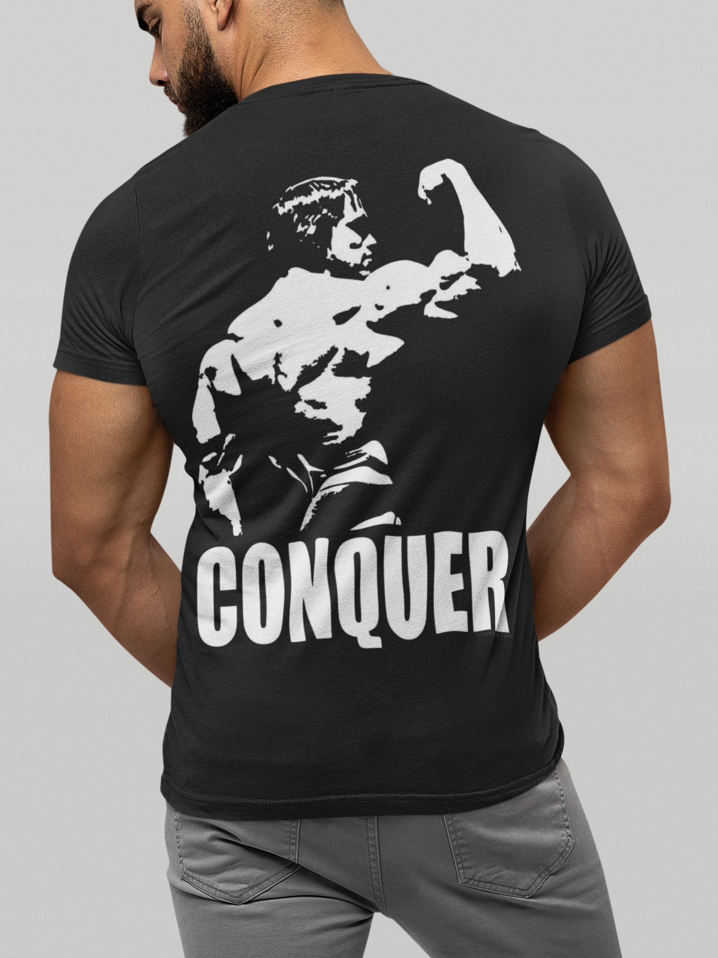 DanielEden premium t shirt ' Conquer "