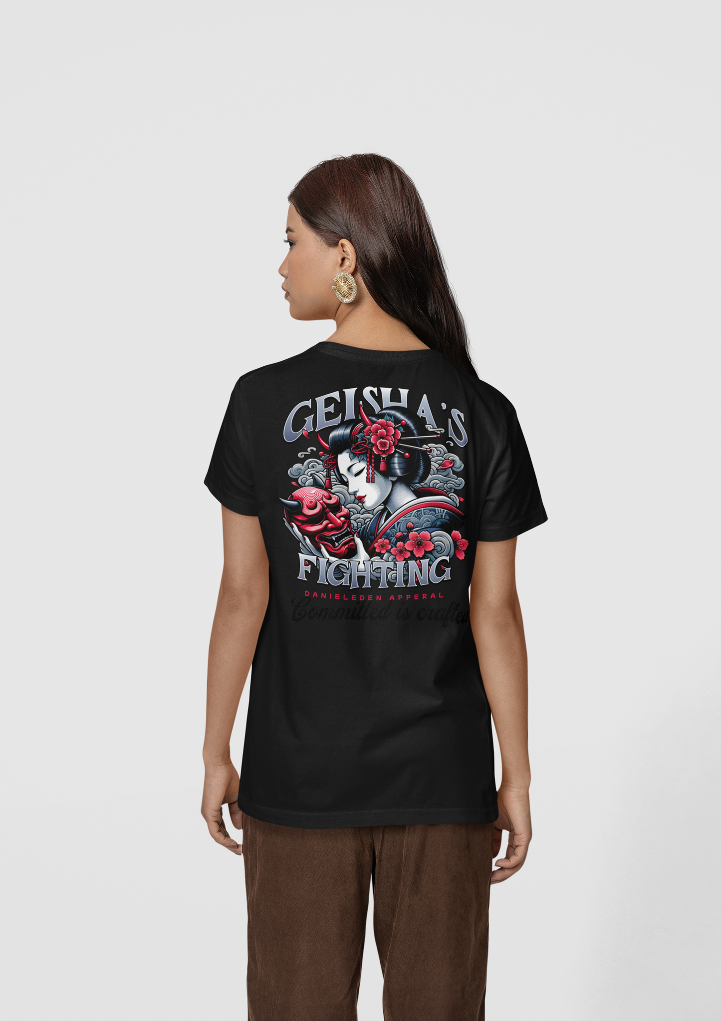 DanielEden oversized t shirt " Geisha "