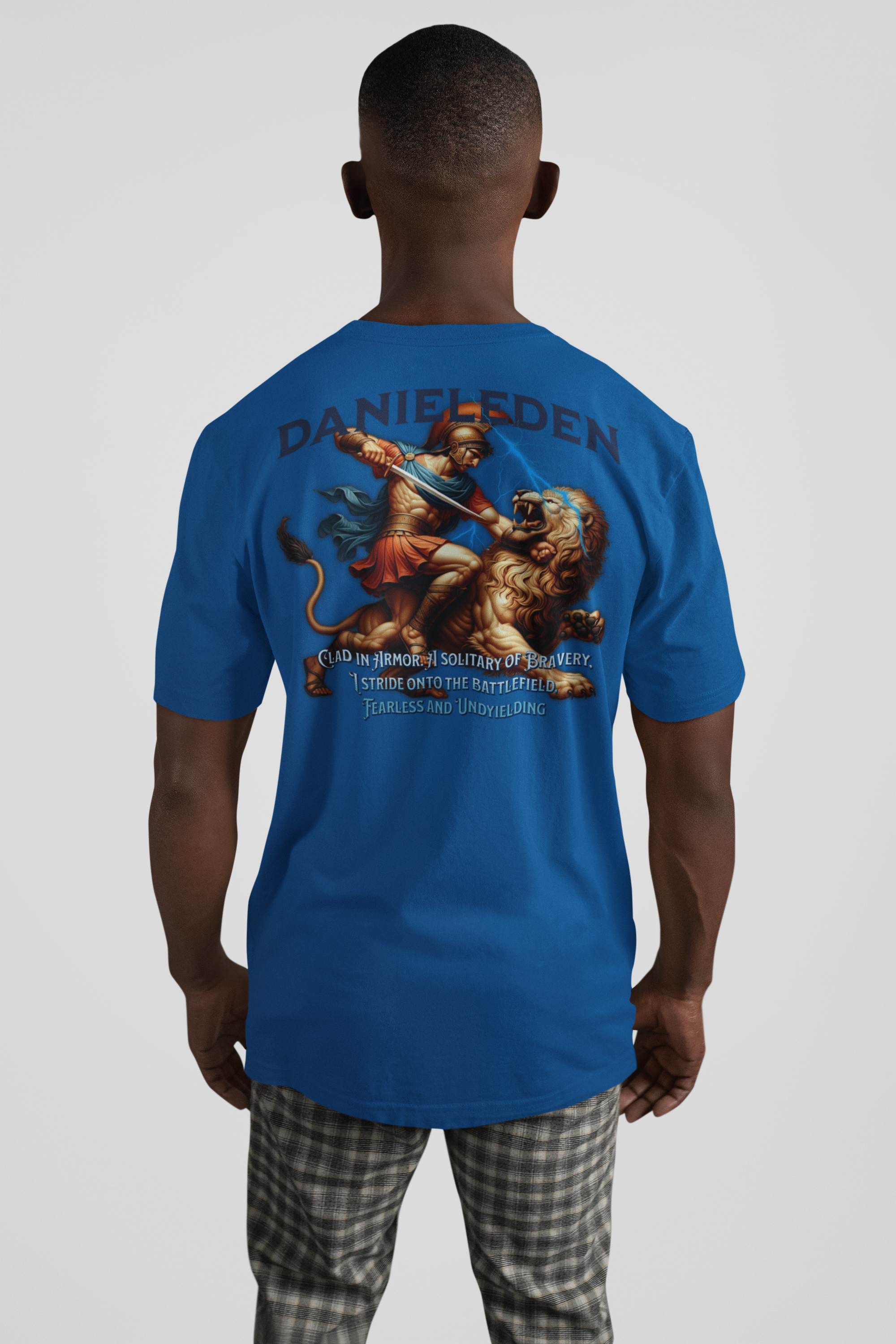 DanielEden T-shirt voor heren " Conquer '