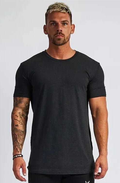 Muscle fit basic t shirt