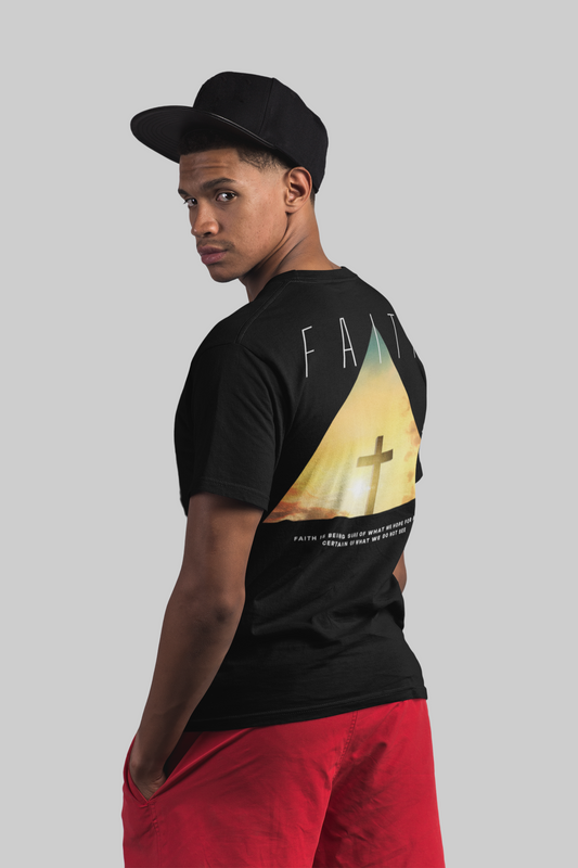 DanielEden Premium zwaar T-shirt voor heren "FAITH"