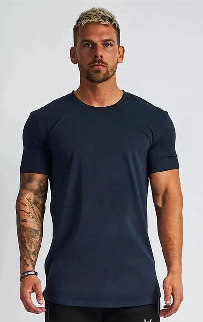 Muscle fit basic t shirt