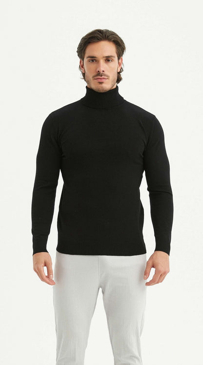 Cashmere Full-Turtleneck Sweater