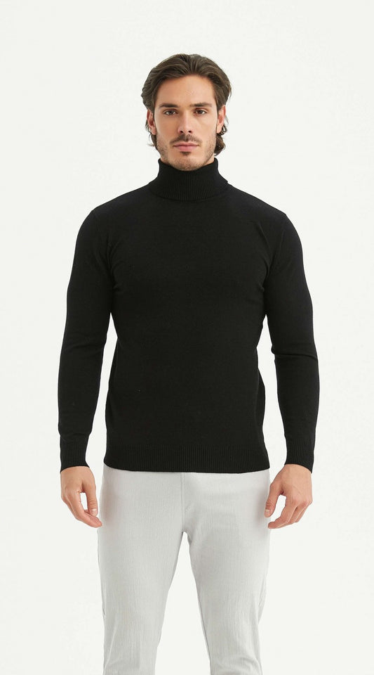 Cashmere Full-Turtleneck Sweater