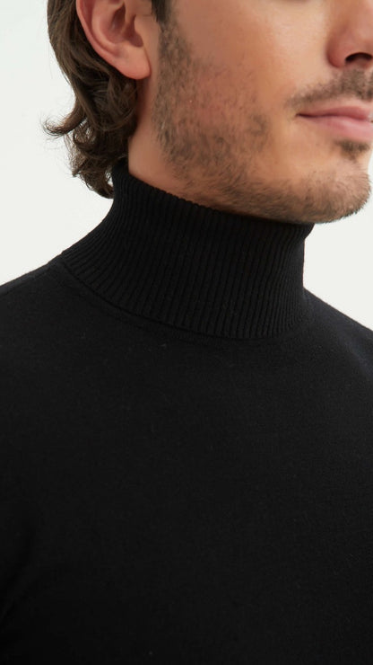 Cashmere Full-Turtleneck Sweater