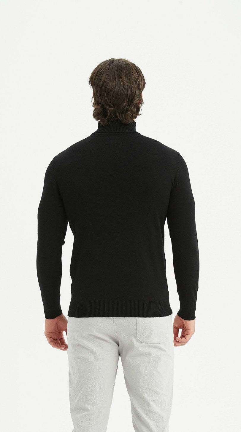 Cashmere Full-Turtleneck Sweater