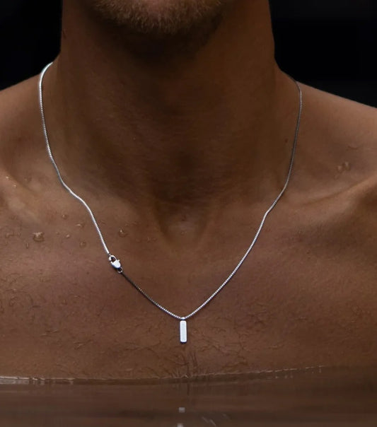 Minimalistisch luxe heren ketting