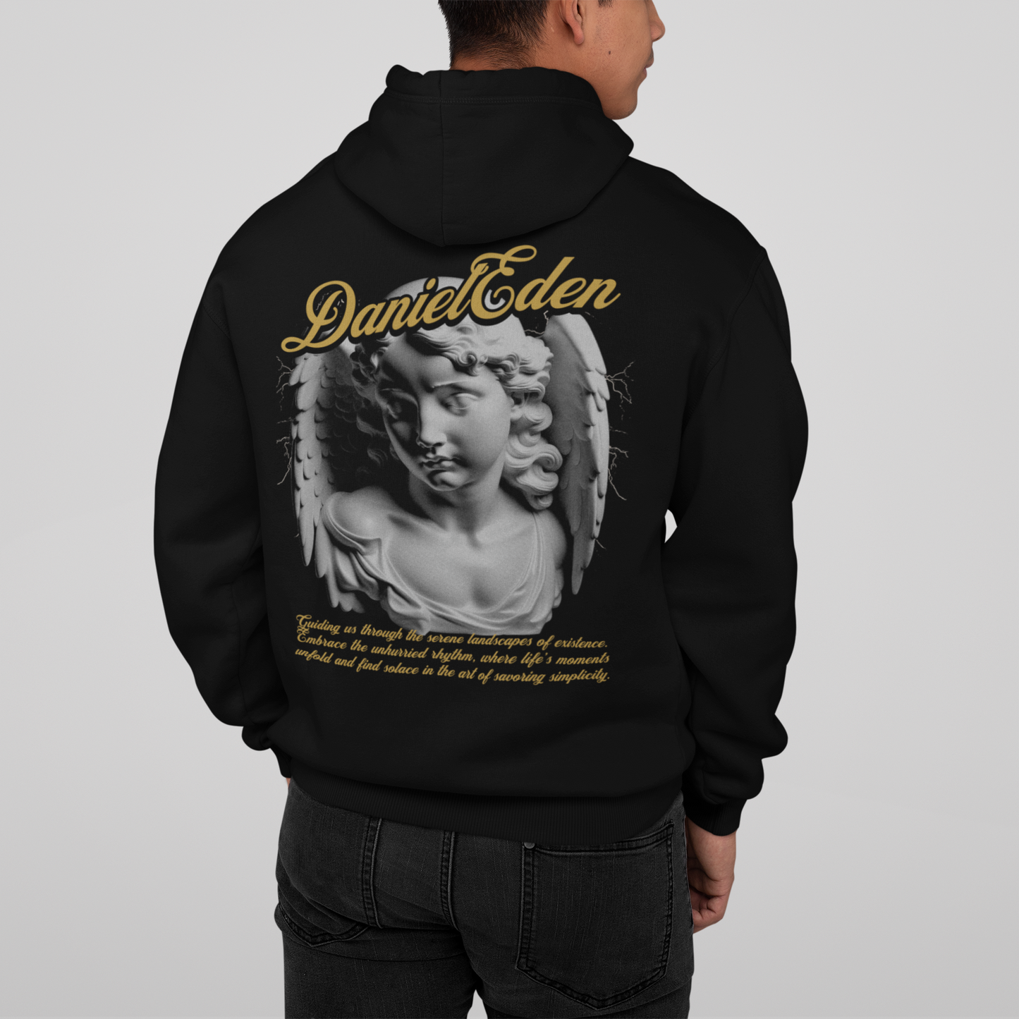 DanielEden heavy blend zip hoodie " Embrace "