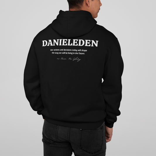 DanielEden premium Hoodie " No pain no Glory "