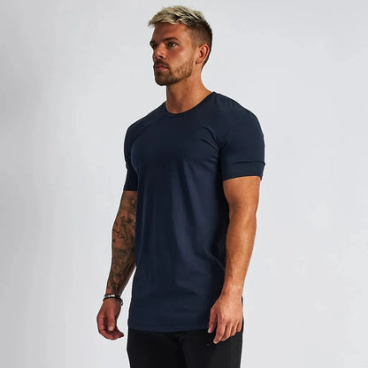 Muscle fit basic t shirt