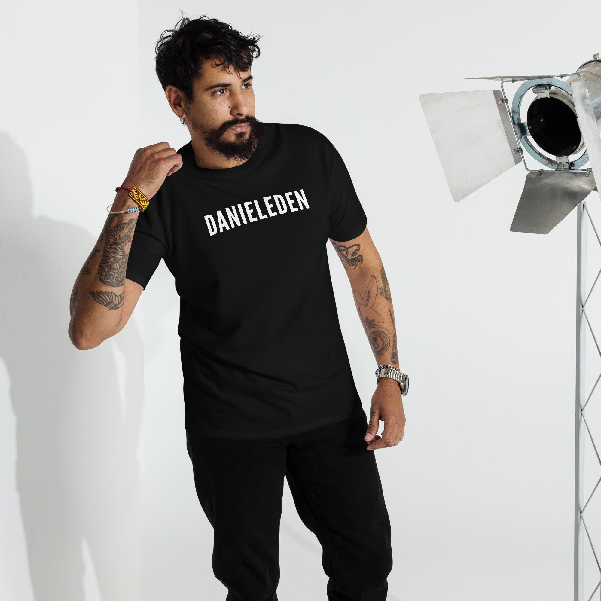 DanielEden Premium zwaar T-shirt voor heren " Cross “