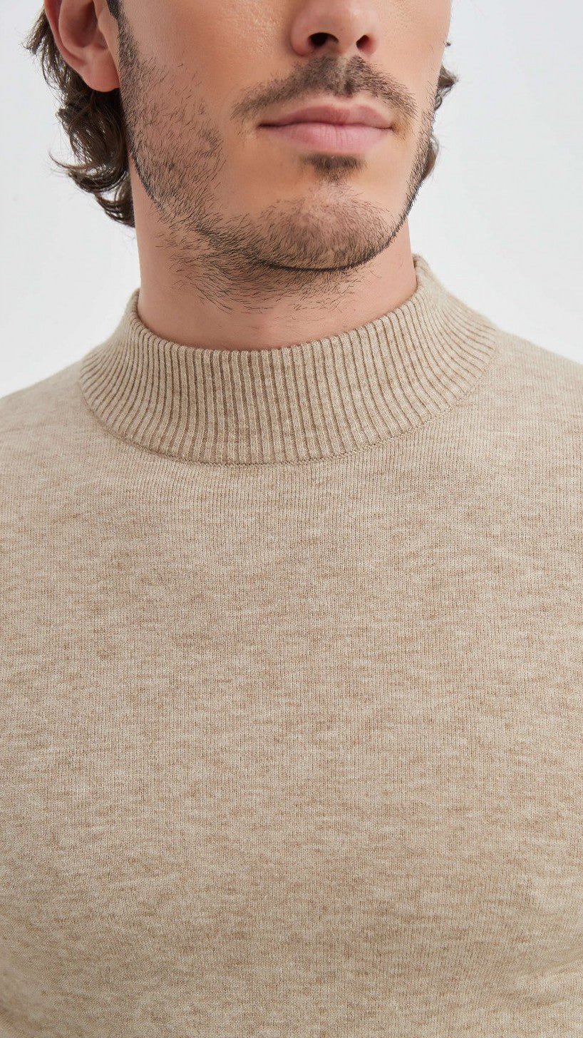 Cashmere Half-Turtleneck Sweater