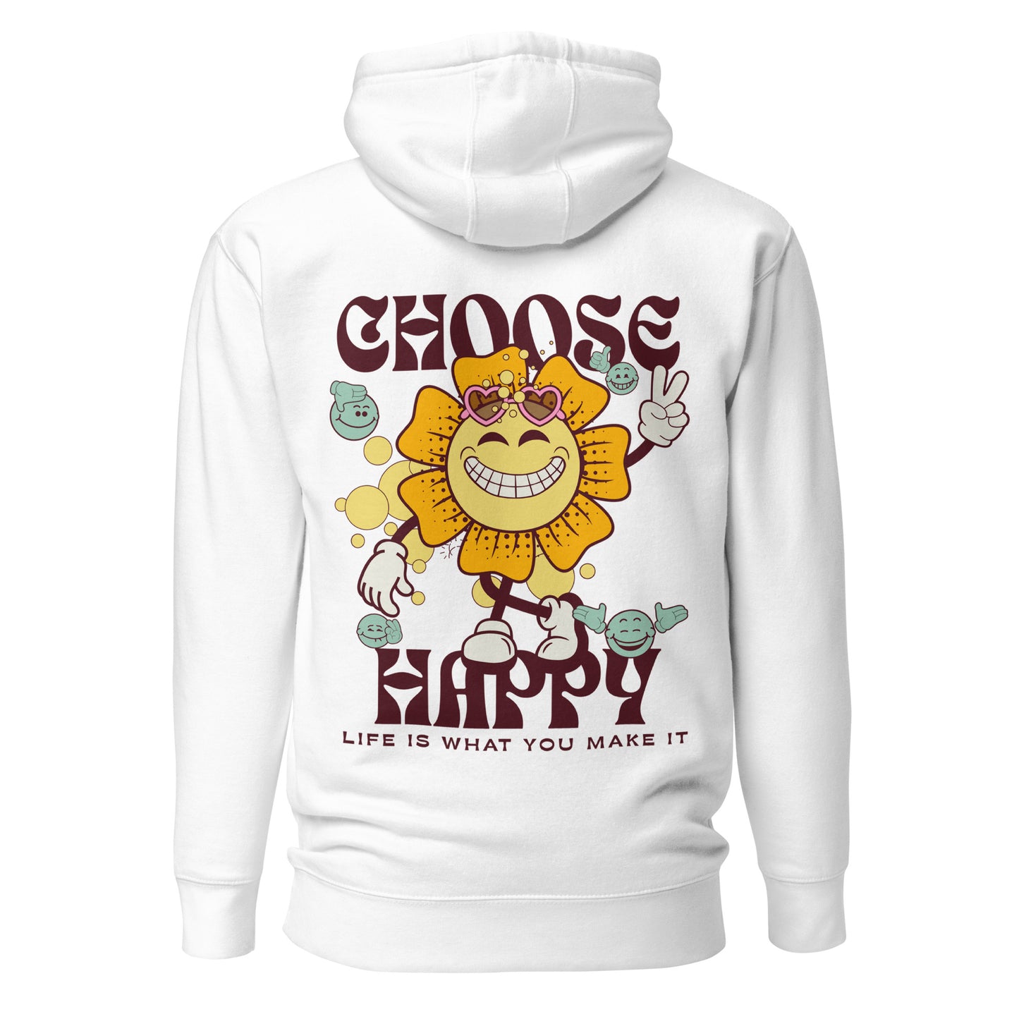 Daniel Eden Premium Vibing line hoodie " Happiness"